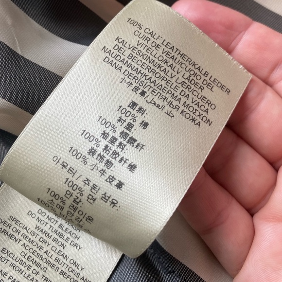 Burberry Prorsum Leather Trimmed Trench Sz6 - Picture 6 of 13